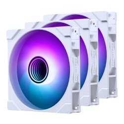 PHANTEKS M25 Gen2 PWM D-RGB Lüfter, 3er-Pack - 140mm, weiß