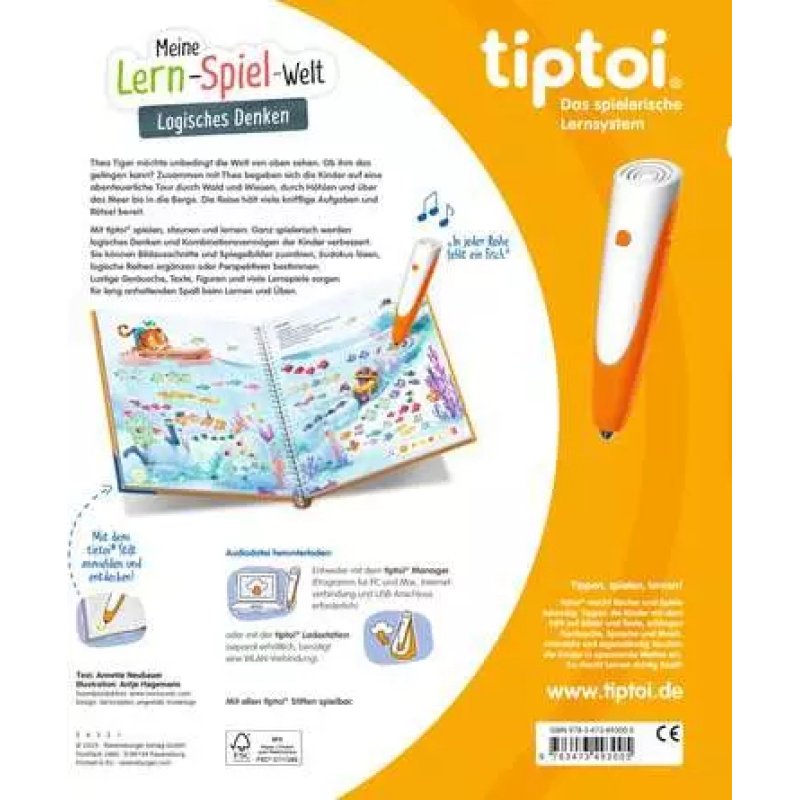 tiptoi 49300 book Educational German 16 pages