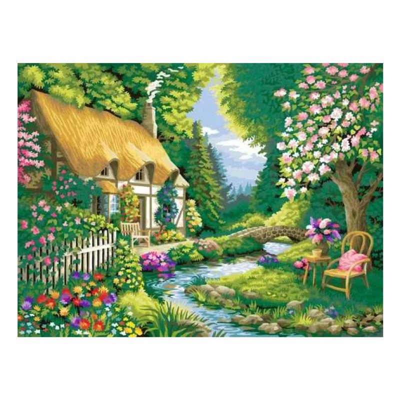 Ravensburger CreArt River Cottage