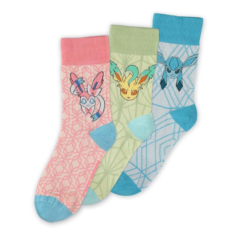 Pokémon pack 3 chaussettes Évoli Evolution 3.0 43-46