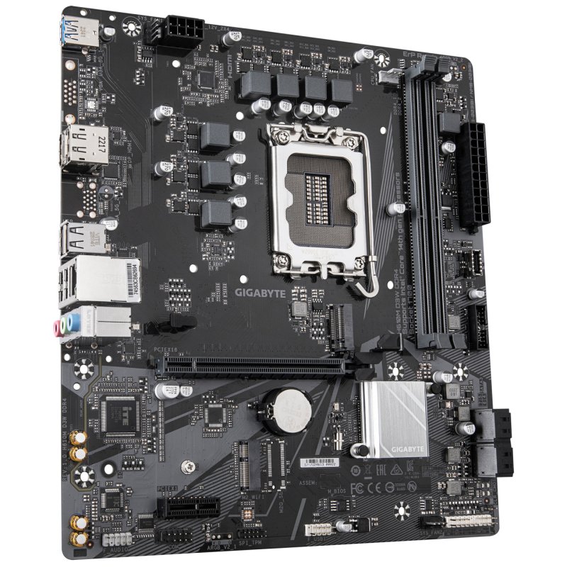 GIGABYTE H610M D3W DDR4 Motherboard - Supports 14th Gen. Intel Core CPUs, 5 1 1 phases VRM, up to 3200MHz DDR4, 1xPCIe