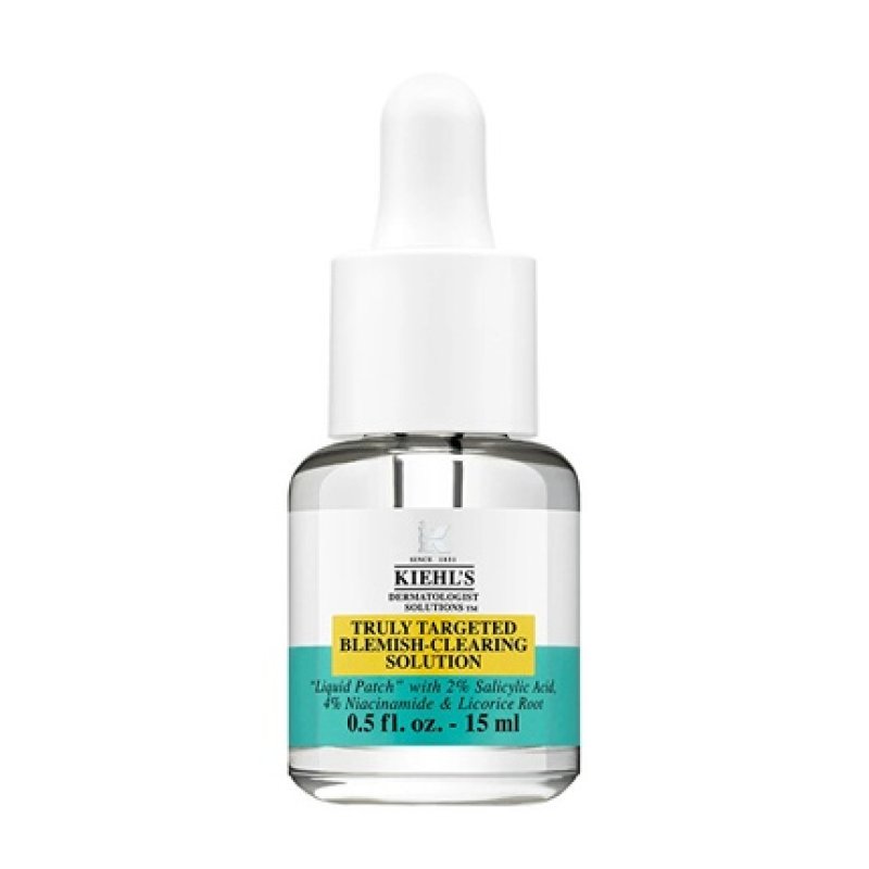 Kiehl's Invisible Liquid Acne Patch Truly Targeted Blemish-Clearing Solution - 15 Ml
