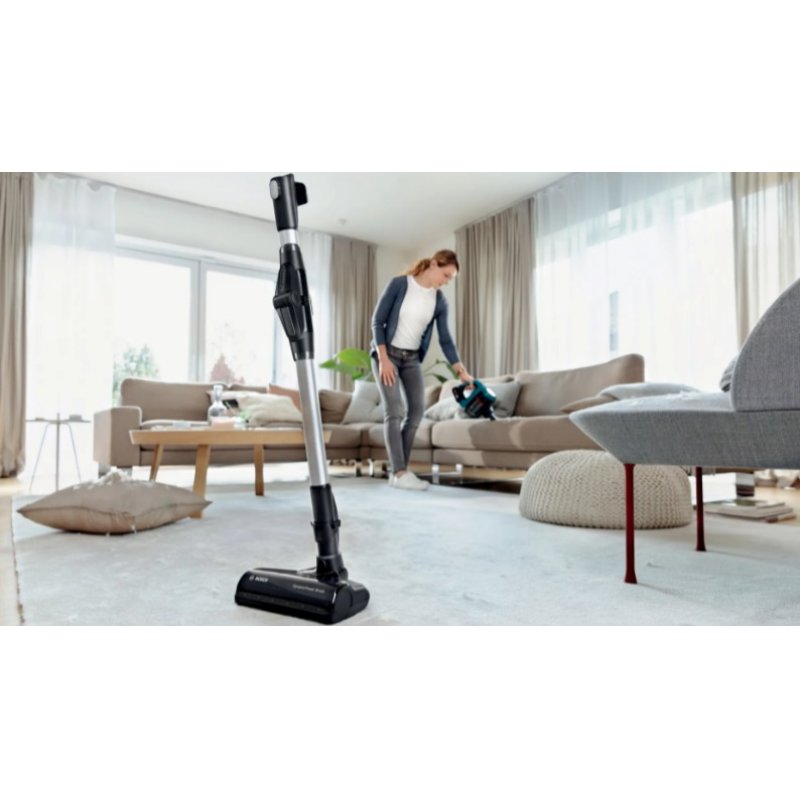 Bosch BSS71125AH aspirateur balai et balai électrique Aspirateur-balai 2 en 1 Batterie Sec Sans sac Noir, Bleu