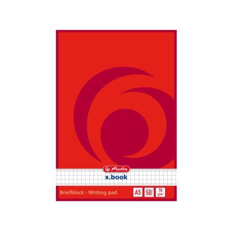 Herlitz x.book notebook filler paper 150 x 210 mm (A5) 50 sheets