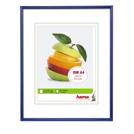 Hama Sevilla Single picture frame Blue, Transparent