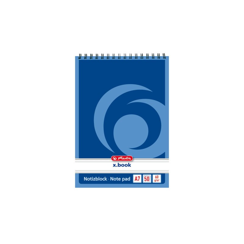 Herlitz 110718 writing notebook A7 50 sheets