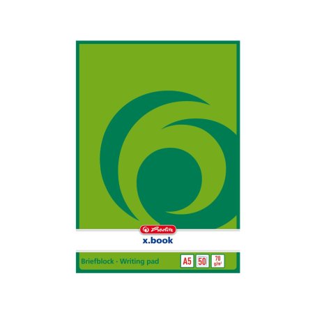 Herlitz 717504 bloc-notes A5 50 feuilles Vert