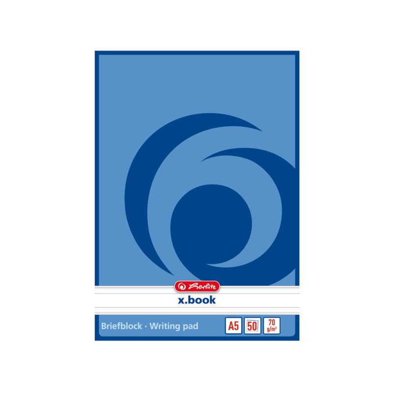 Herlitz x.book notebook filler paper 150 x 210 mm (A5) 50 sheets