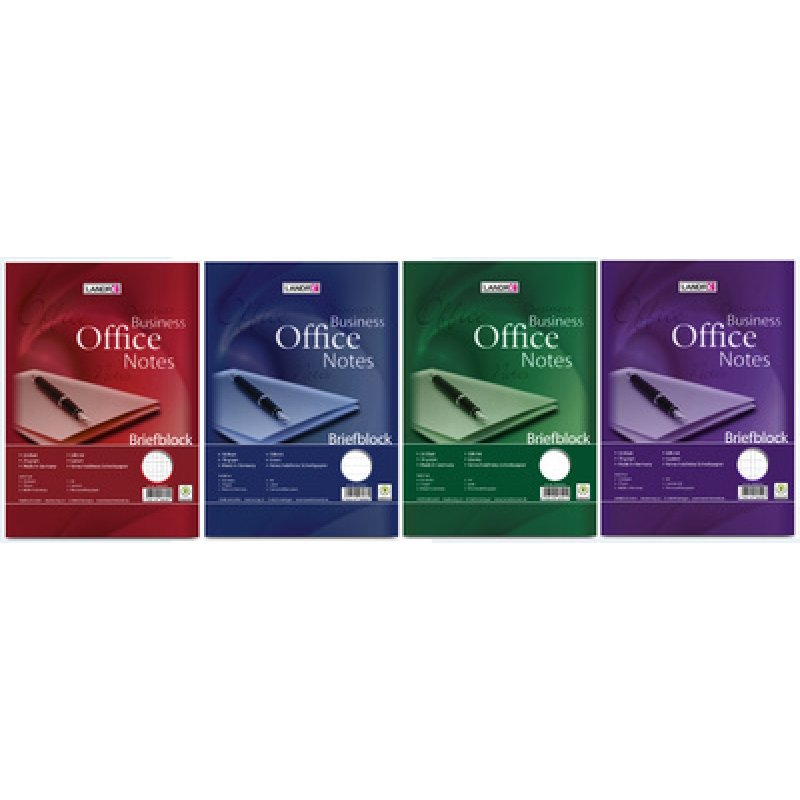 LANDRÉ Bloc de correspondance "Business Office notes" A4,