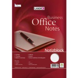 LANDRÉ bloc-notes à spirale, format A5, 40 feuilles,
