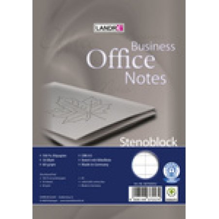 LANDRÉ Bloc sténo A5, 40 feuilles, avec lignes moyennes