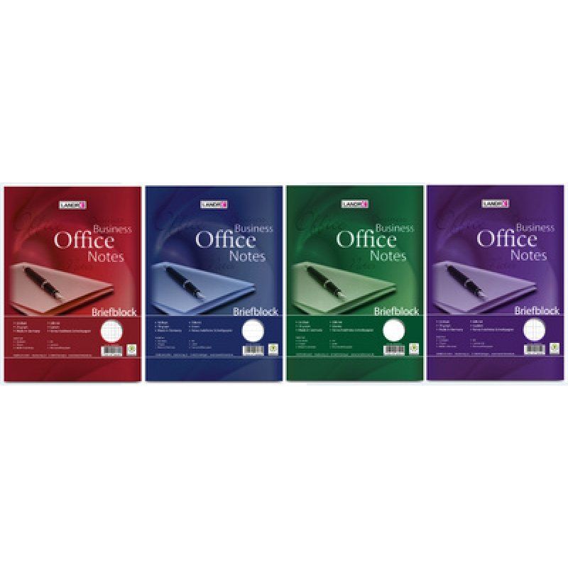 LANDRÉ Bloc de correspondance "Business Office notes" A4,