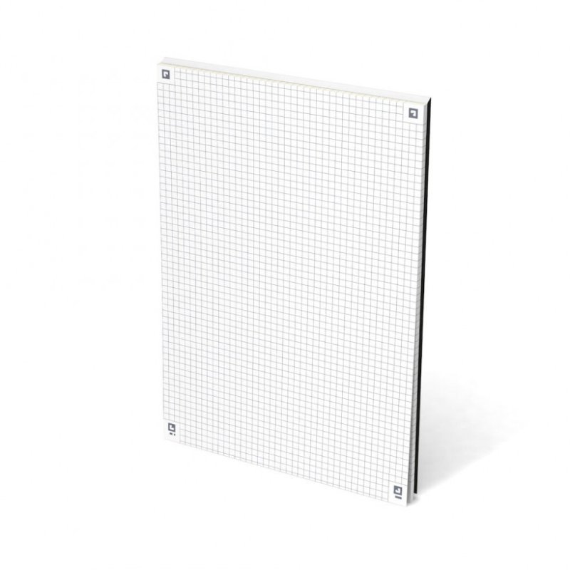 Oxford Bloc de correspondance "Smart Black", A4, quadrillé