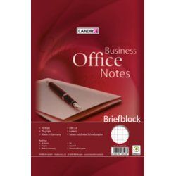LANDRÉ Bloc de correspondance "Business Office notes" A4,
