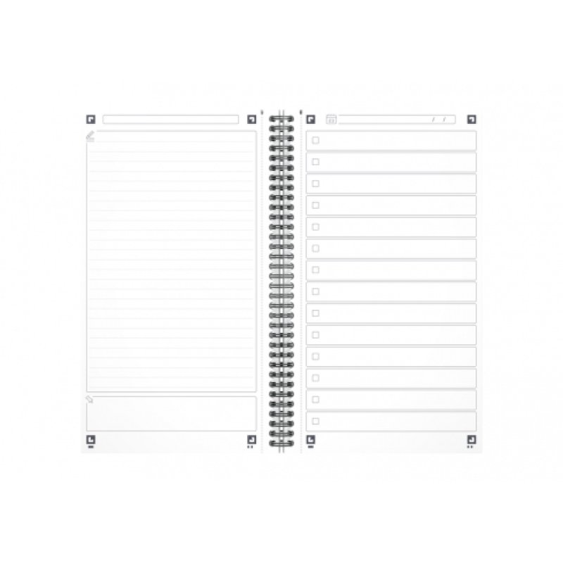 Oxford 400163485 bloc-notes 115 feuilles Bleu