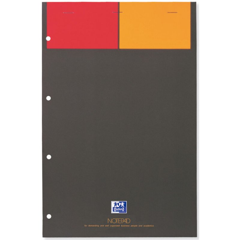 Oxford International Bloc-notes "NOTEPAD", A4 , quadrillé