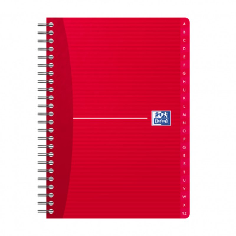 Oxford Office Carnet répertoire, A5, ligné, carton