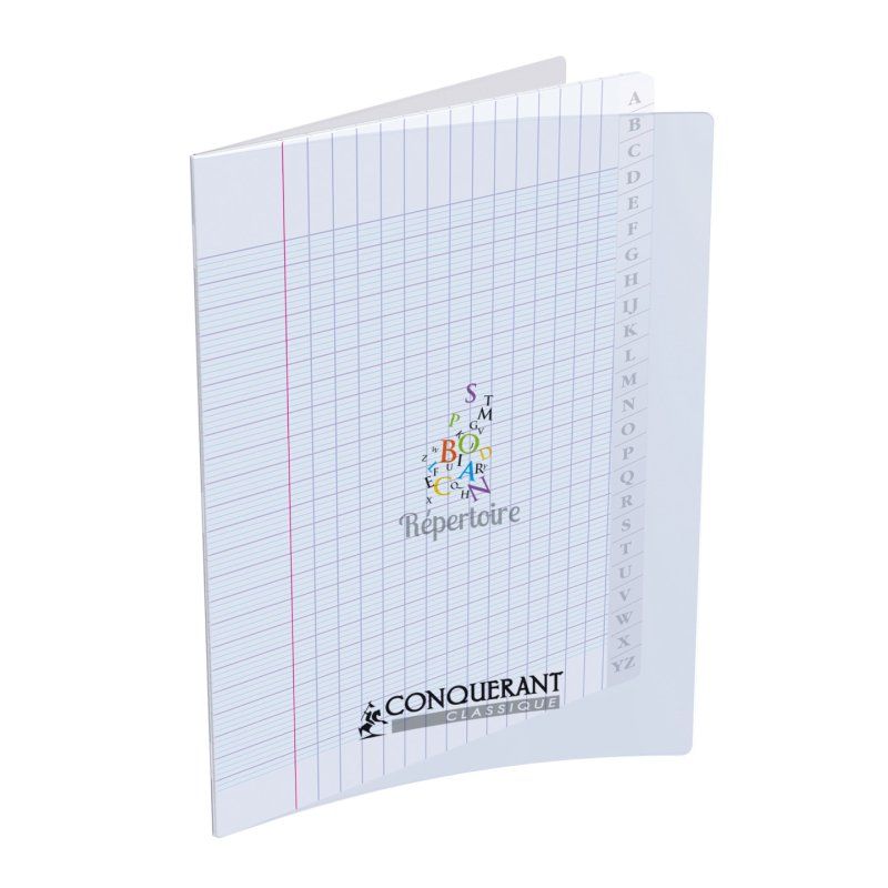 Conquerant 400026557 writing notebook 96 sheets Transparent