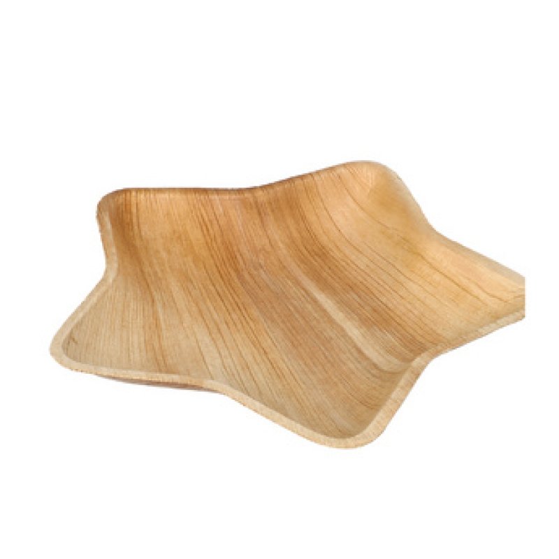PAPSTAR Assiette feuille de palmier "pure" Christmas Tree