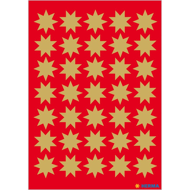 HERMA 3935 decorative sticker Paper Gold Permanent 105 pc(s)