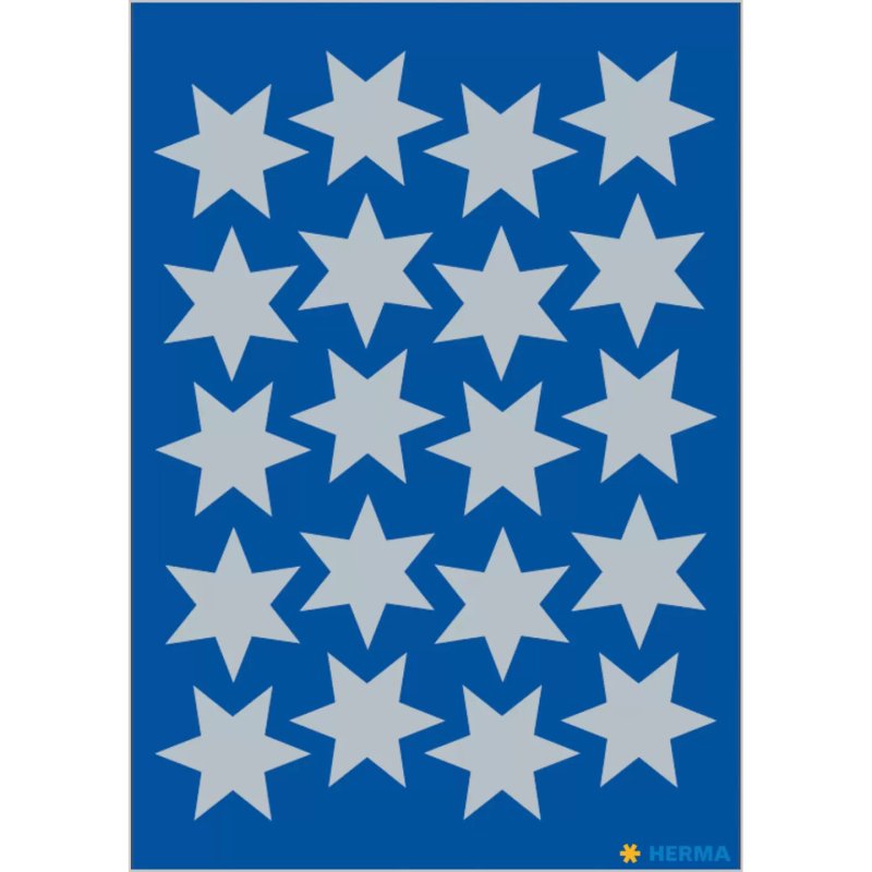 HERMA 3906 decorative sticker Paper Silver Permanent 60 pc(s)