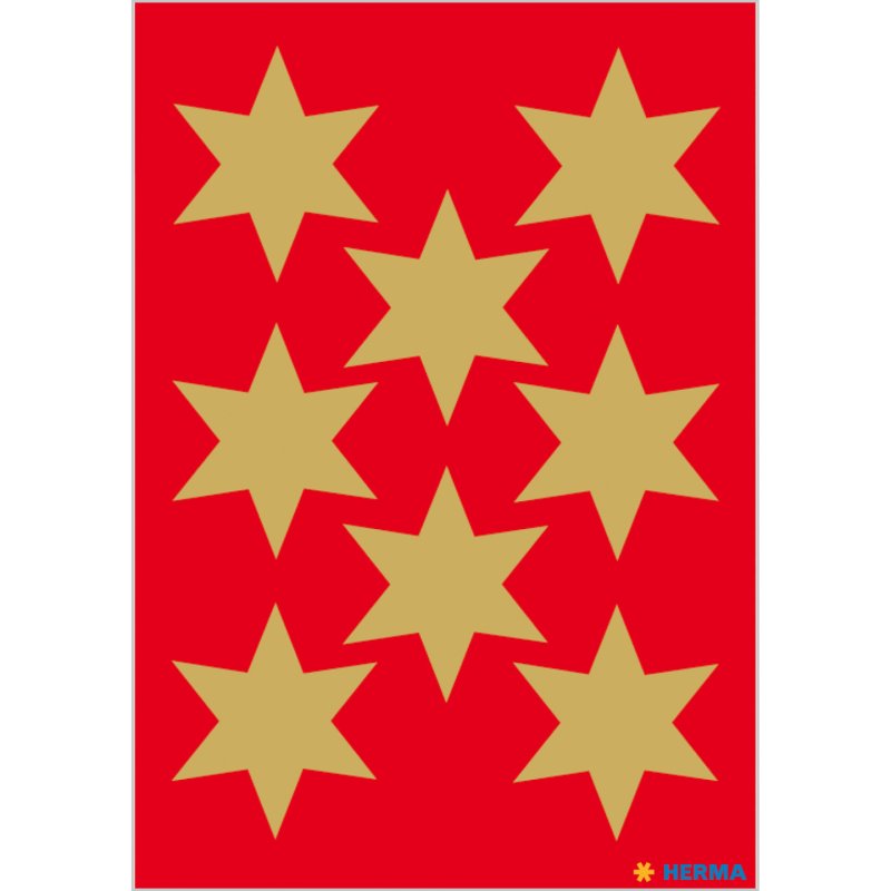 HERMA 3925 decorative sticker Paper Gold Permanent 24 pc(s)