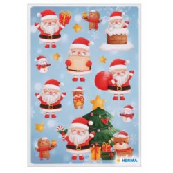HERMA Weihnachts-Sticker DECOR Weihnachtsmann