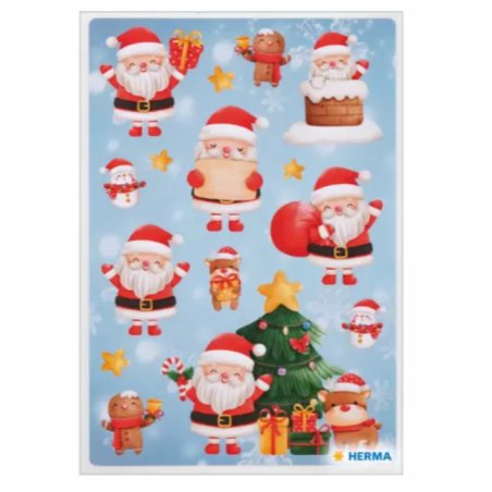 HERMA Weihnachts-Sticker DECOR Weihnachtsmann