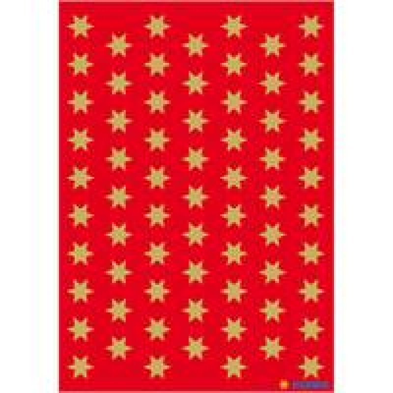 HERMA Autocollants de Noël DECOR "étoiles", 8 mm, or