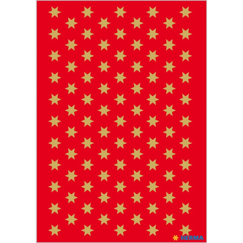 HERMA 4052 decorative sticker Paper Gold Permanent 285 pc(s)