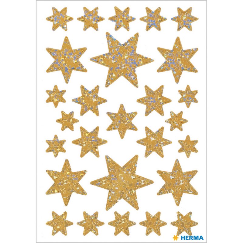 HERMA 3916 decorative sticker Gold Permanent 27 pc(s)