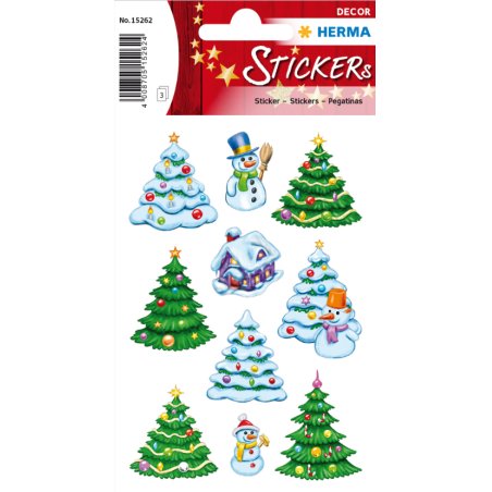 HERMA Sticker de Noël DECOR "Forêt à Noël"