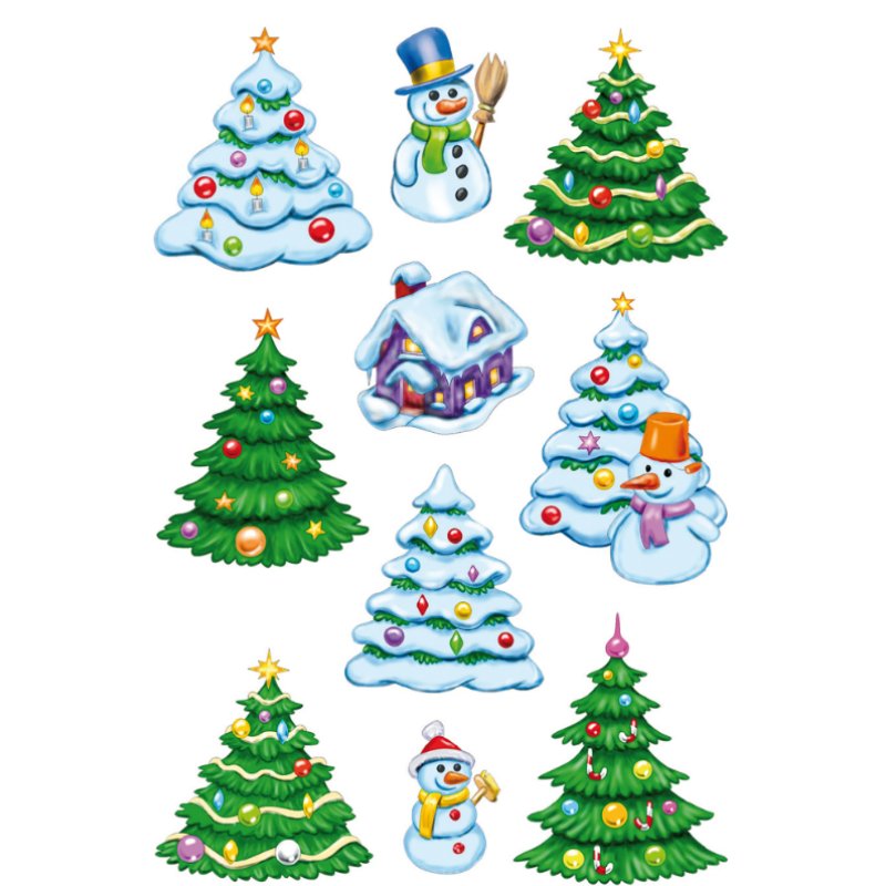 HERMA Sticker de Noël DECOR "Forêt à Noël"