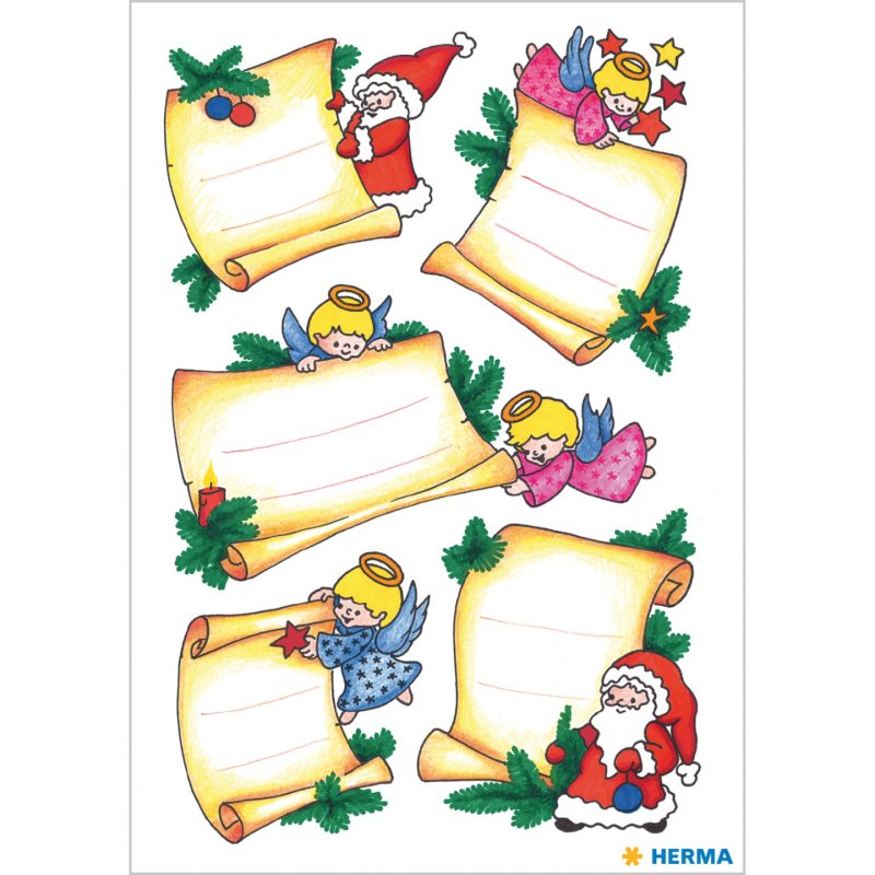 HERMA 3959 autocollant décoratif Papier Multicolore Permanent 10 pièce(s)