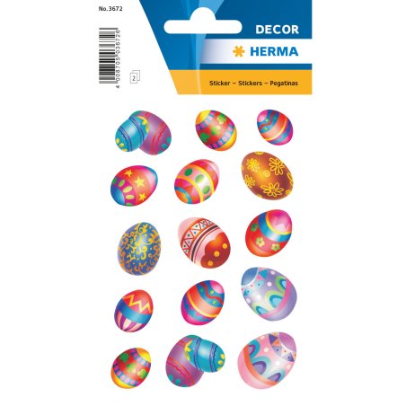 HERMA 3672 autocollant décoratif Papier Multicolore Permanent 30 pièce(s)