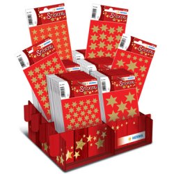 HERMA Autocollants de Noël DECOR "étoiles dorées", en