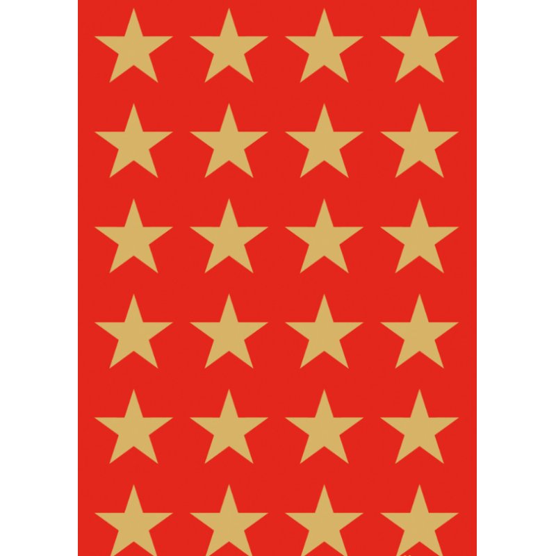 HERMA Stickers stars 5-pointed, gold, Ø 15 mm