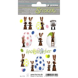 HERMA Sticker de Pâques TREND "fête des lapins"