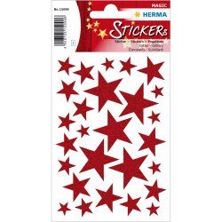 HERMA 15099 autocollant décoratif Feuille Rouge Permanent 27 pièce(s)