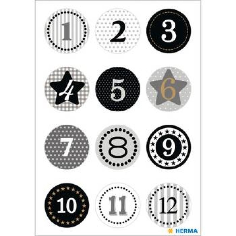 HERMA calendrier de I'Avent 1-24