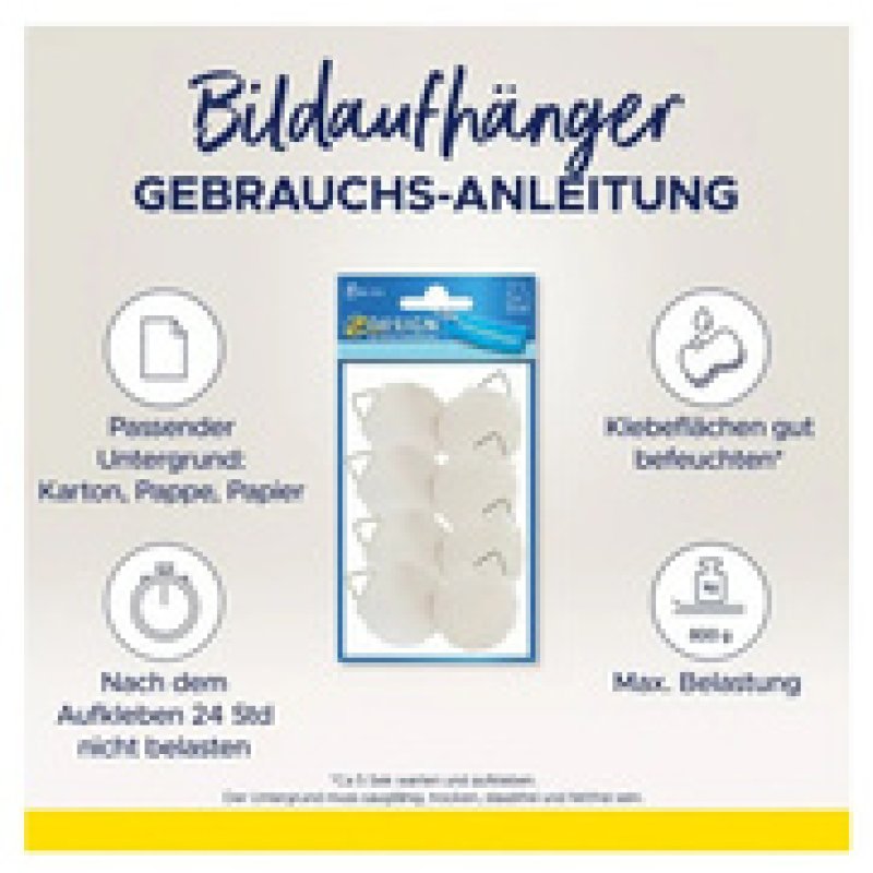 AVERY Zweckform Attache pour cadre, diamètre: 40 mm, blanc