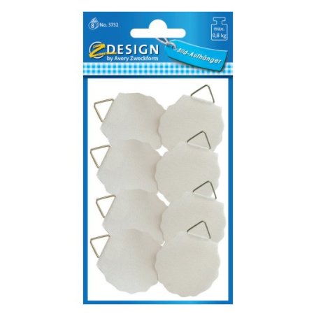 AVERY Zweckform Attache pour cadre, diamètre: 30 mm, blanc