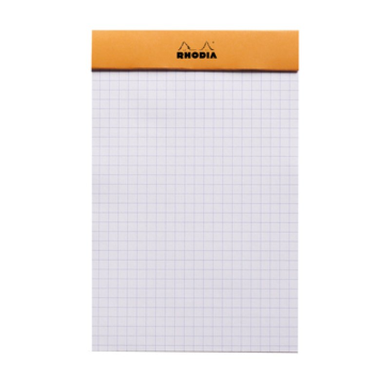 Rhodia N°14 bloc-notes 80 feuilles Orange