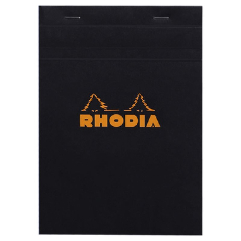 Rhodia 162009C bloc-notes A5 80 feuilles Noir