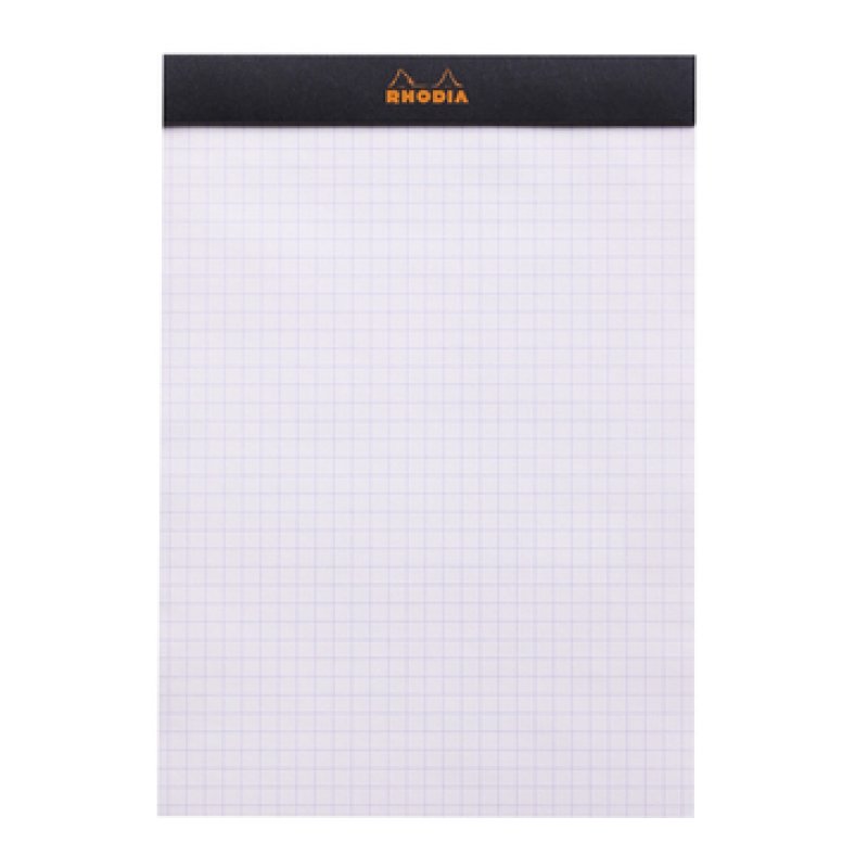 Rhodia 162009C bloc-notes A5 80 feuilles Noir