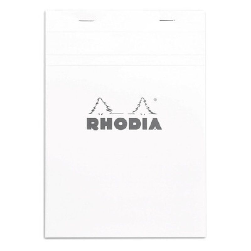 Rhodia N°16 bloc-notes A5 80 feuilles Blanc