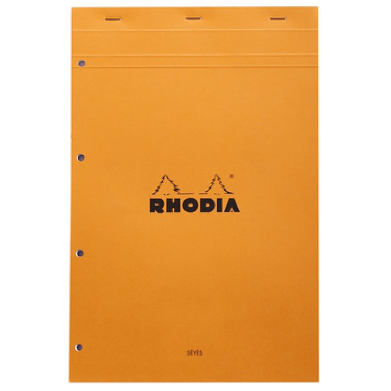 Rhodia N°20 writing notebook A4 80 sheets Orange