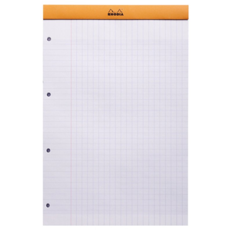 Rhodia N°20 writing notebook A4 80 sheets Orange