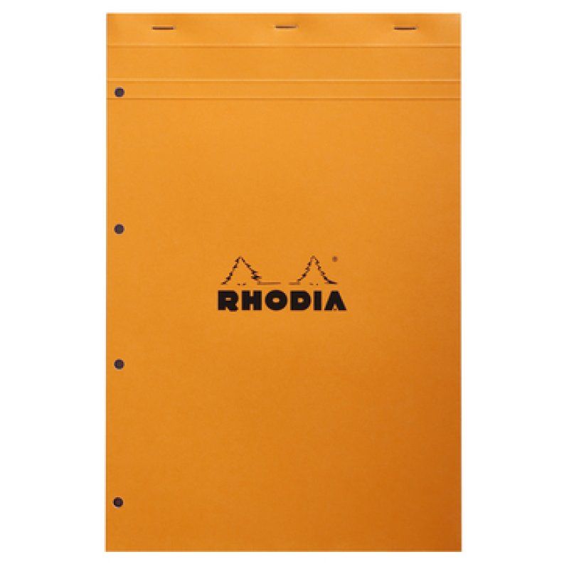 Rhodia N°20 writing notebook A4 80 sheets Orange