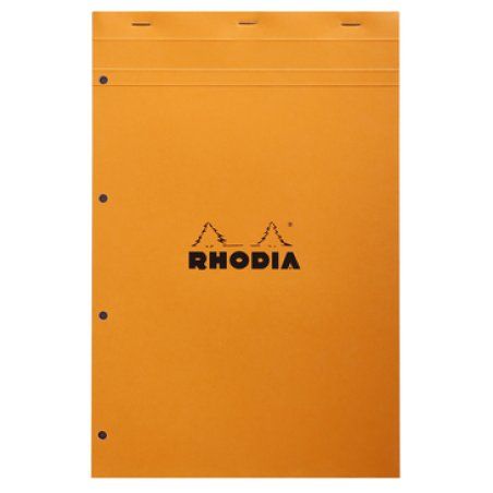 Rhodia N°20 writing notebook A4 80 sheets Orange